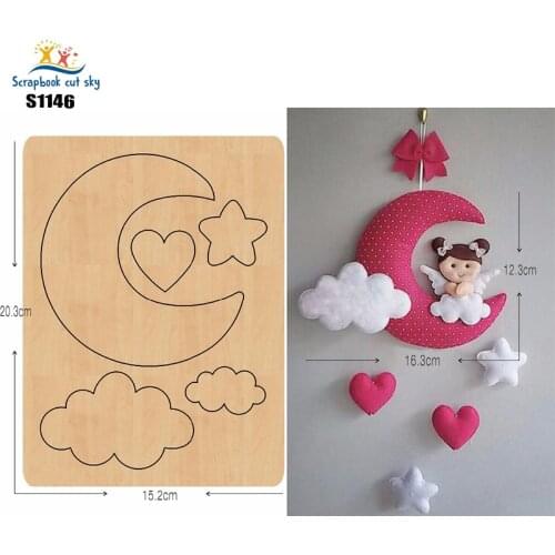2020 Baby cutting dies wooden dies scrapbook cut sky