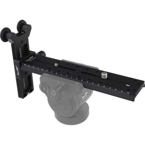 Haoge 220mm Y-type Camera Telephoto Lens Support for Manfrotto 500AH 504HD 509HD 577 701HDV 501HDV 503HDV 577 502AH