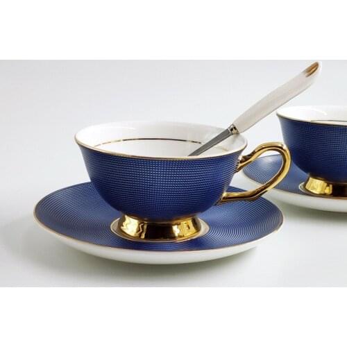 Bone China Coffee Cup Saucers European Ceramics Coffee Mugs Restaurant Originality Ceramics Cappuccino Latte Cups Black Tea Cup