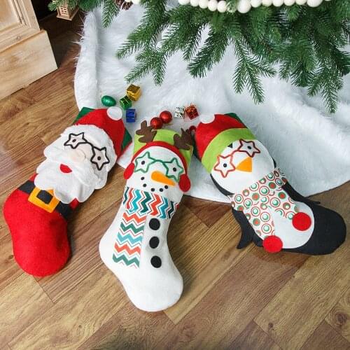 Cute Christmas Socks Casual Winter Christmas Socks Davids Deer Cotton Cartoon Keep Warm Cute Snowflake Sock Christmas Gift