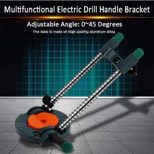 Multifunctional Electric Drill Guide Bracket Adjustable Vertical Angle Guide Doweling locator Woodworking tools Dropshipping