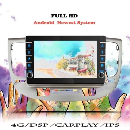 Multimedia Player Android 10 For Kia RIO 2 RIO2 2005 2006 2007 2008 2009 2010 2011 Car Radio Navigation GPS 2 din DVD Head Unit