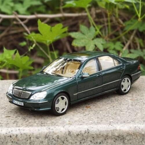 Norev 1:18 For Mercedes Benz S600 S55 W220 2000 Butterfly Benz Diecast Car Model Kids Toys Gifts Display Collection