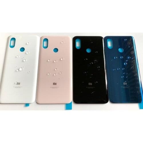 Original New 3D Glass Battery Case Rear Housing Cover For Xiaomi MI 8 Mi8 Back Battery Door Replacement Hard + Adhesive Sticker