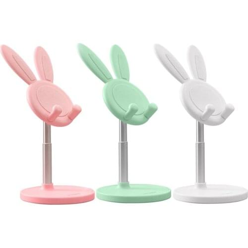 Adjustable Rabbit Ears Tablet Telescopic Desktop Stand Holder for phone iPad Xiaomi Huawei Tablet Laptop stand