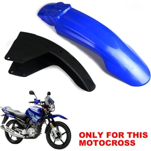Motorcycle Front Mud Fender Protect Cover Complete For YAMAHA YBR125 YBR125G YBR 125 Dirt Bike Off Road Guard Mudguard Set