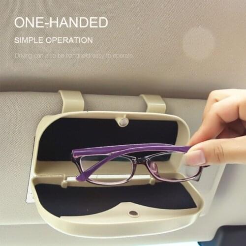 2021 New New Auto Car Eyeglasses Clip Car Glasses Cases Sun Visor Sunglasses Holder
