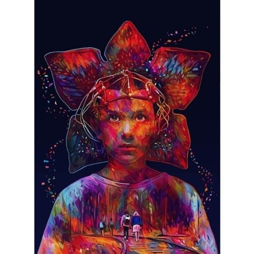 5D DIY Diamond Painting Stranger Things Cross Stitch Kits Mosaic Painting Diamond Embroidery Full Square/Round Drill Home Decor