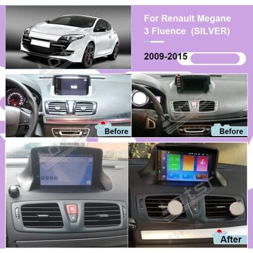 Carplay Multimedia Stereo Android Player For Renault Megane 3 Fluence 2009 2010 2011 2012 2013 2014 2015 GPS Receiver Head Unit