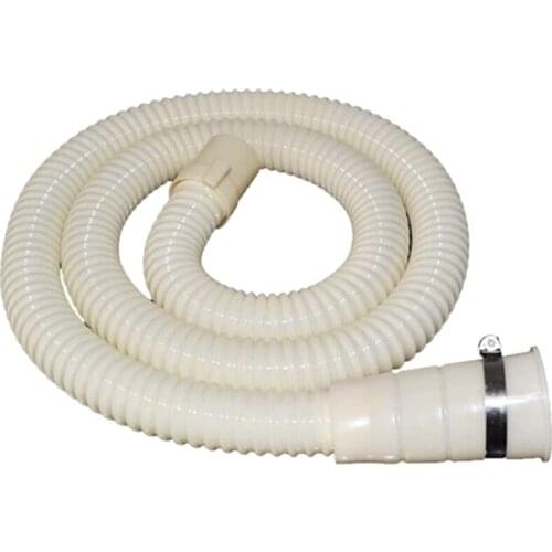 Washing Machine Drain Hose 2-Piece Set Drainage Pipe Extension Kit Fit All Drain Hose with 1 Hose Clamp