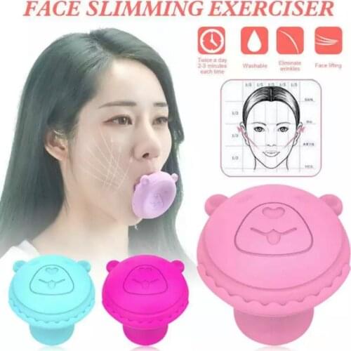 Face Slimming Tool Skin Lift Firming V Shape Exerciser Instrument New Cute Portable Anti Aging Mini Beauty Face Mouth Exerciser