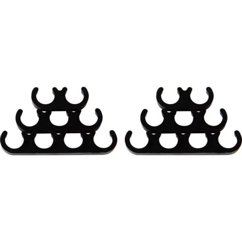 CARBOLE 6 Pcs High Quality 100% New Plastic 7mm 8mm Spark Plug Wire Separators Dividers Looms For Chevy Ford BL