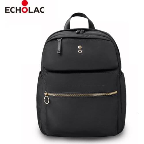 Echolac Fashion Backpack Travel Bags College Book Bags For Teens Women Backpack Microfiber Synthetic Leather Bags