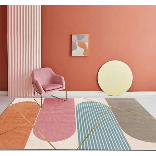 3D Stripe Washable Non-slip Kichen Carpets Rug for Bedroom Living Room Home Decor Floor Mats Soft Modern Area Rugs Parlor Mat