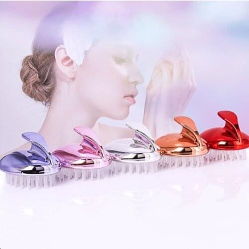 Soft Shampoo Brush Comfortable Massager Not Hurt Hair Scalp Promotes Hair Scalp Blood Circulation Silicone Head Scrubber