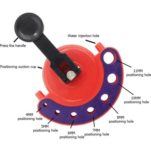 Guide Openings Locator Ceramic Tile Glass Hole Drill Adjustable Masonry Drill Bit Set Ceramic Cutter Construction Tools