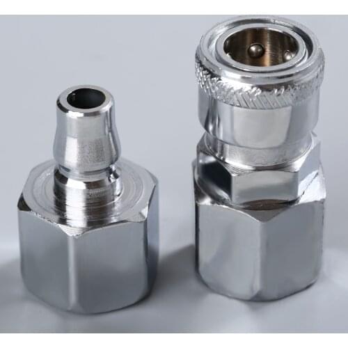 2pcs/kit SF40+PF40 Pneumatic Part Euro Air Line Hose Compressor Quick Connected Release 1/2" BSP Female Thread Coupler Part Tool
