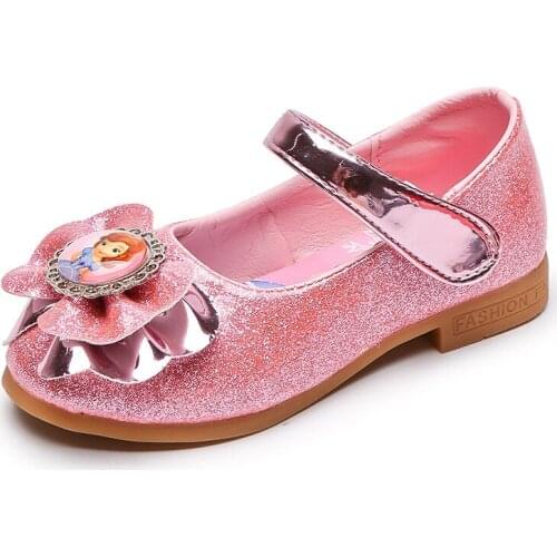 Girls Sophia Casual Shoes Princess Baby Girl Leather Shoes Wedding Party Infantil Chaussure shoes