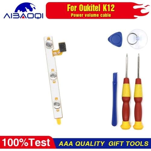 Power volume cable for Oukitel K12 Smart Phone Repair Main Board Perfect Replacement Parts Free Tools
