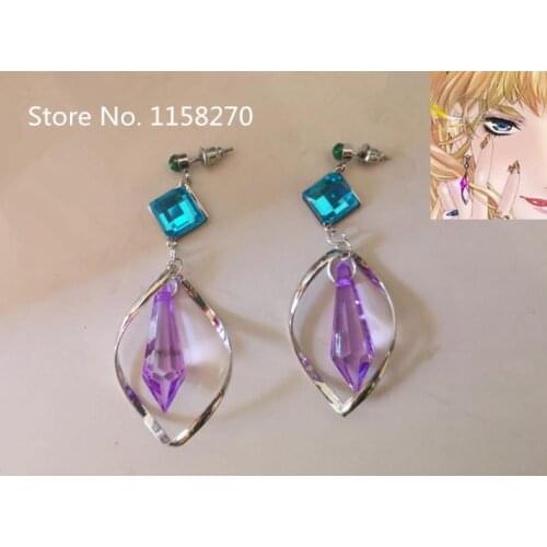 Macross F Frontier Sheryl Nome Cosplay earrings ear stud ear clip One Pair
