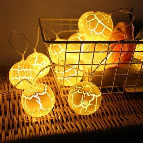 Led Lamp String Crack Cloud Pentastar Wine Bottle Ins Garland Balls Indoor Christmas Light Decorations for Home Sound Party DC