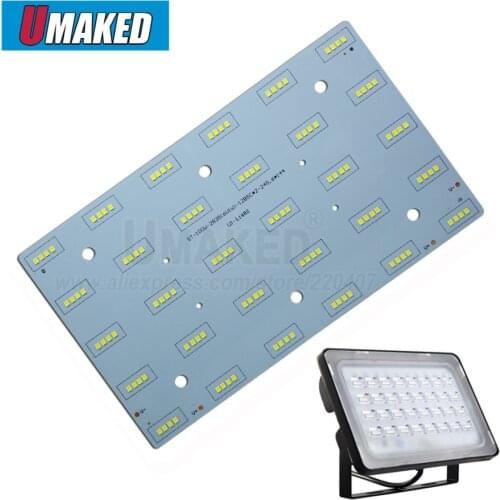 100% Full Power 200W led Floodlight PCB with SMD2835 led pcb board,50W 100W 150W Aluminum plate base for LED floodlight