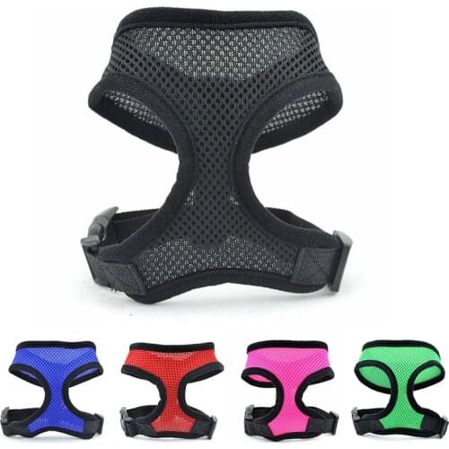 Comfortable Cat Harness No Pull & No Choke Design Pet Puppy Small Dog Cat Padded Vest Harness for Walking and Training XS S M L