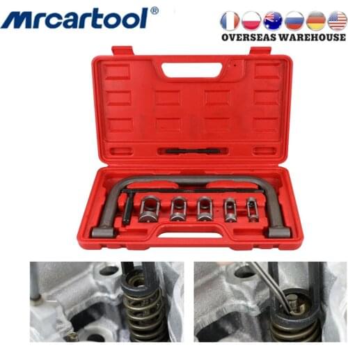 10Pcs Valve Spring Compressor Car Engine Cylinder Remove Install Tool Clamp Set For Car ATVs Small Engine Motorcycle Repair Tool