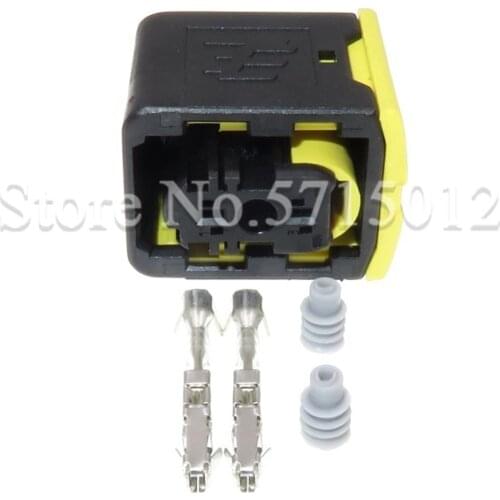 2 Hole 1-1418448-2 1.5mm Car Waterproof Connector Auto Wire Harness Connector Plug