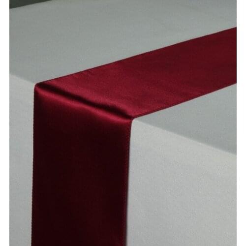 30 piece burgundy table runners For Wedding FREE SHIPPING runner linen