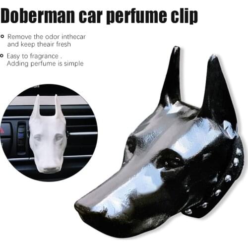 Doberman car perfume car outlet innovative car interior decoration vehicle aromatherapy lasting fragrance