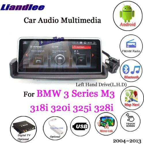 For BMW 3 Series M3 318i/320i/325i/328i 2005-2012 Car Android 10.0 Player Multimedia System Carplay Androidauto GPS Navigation
