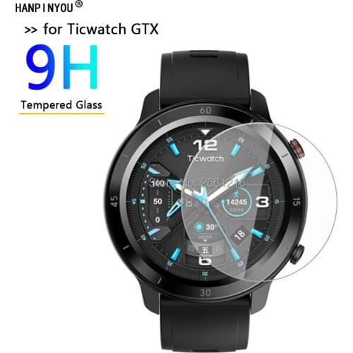 For Ticwatch GTX HD Clear Tempered Glass 9H 2.5D Premium Screen Protector Film For Ticwatch GTX Sports Smart Watch