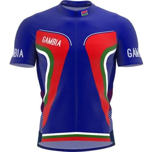 2021 New GAMBIA Summer Multi Types Cycling Jersey Team Men Bike Road Mountain Race Riding Bicycle Wear Bike clothing Quick Dry