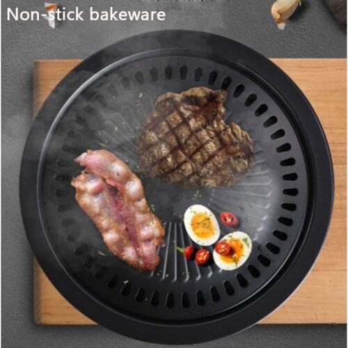 Cassette Grill Barbecue Tray Indoor BBQ Pan Portable Household Furnace Smokeless Korean Roasting Cooking Tool