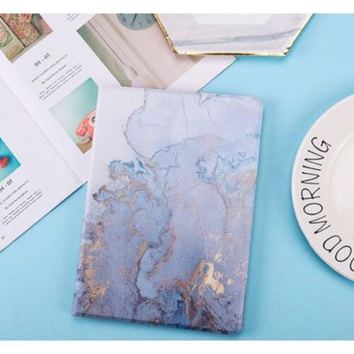 Marble Style Magnetic Flip Case for iPad 5/6th Gen iPad 9.7 2017/2018 New Soft Silicone Cover Smart Auto Wake/Sleep Stand Cover