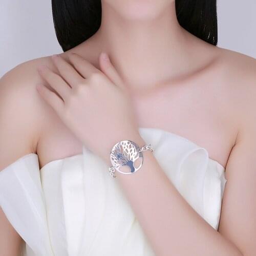 Fashion Bracelet N925 Sterling Silver color Wedding Jewelry Bracelet