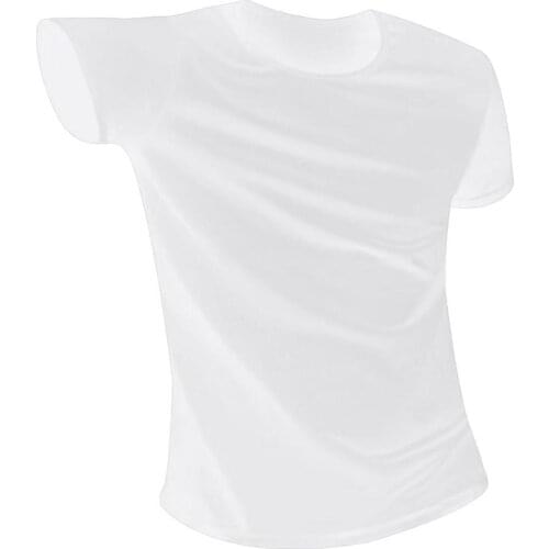 Anti-Dirty Waterproof Solid Color Men T Shirt Soft Short Sleeve Quick Dry Top