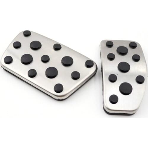 Aluminum alloy Car Foot Pedal Accelerator Brake Pedal Cover For Toyota Land Cruiser 200 LC200 For Lexus LX 570 LX570 Accessories