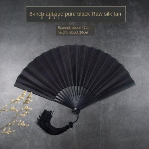 The same fan of Deyun society, custom made ancient foldable fan, Hanfu fan, womens Chinese style, Su style, male domineering