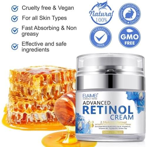 Retinol Facial Cream Whitening Cream VE Collagen Hyaluronic Acid Cream
