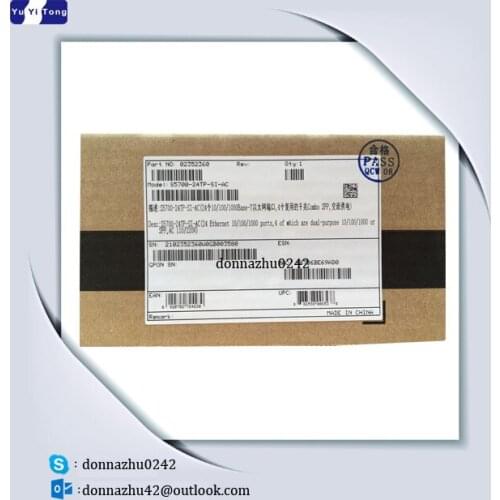 S5700-24TP-SI-AC 24 Ethernet 10/100/1000 ports, 4 of which are dual-purpose or SFP, ALTERNATE CURRENT switch, include AC