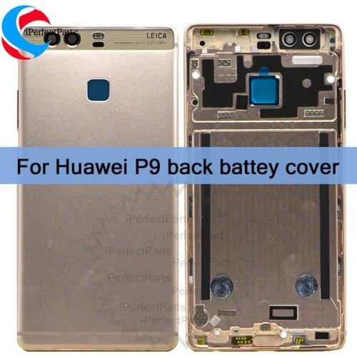 Replacement Battery Housing Cover For Huawei P9 Back real Door Housing With Side Buttons For Huawei P9 EVA-L09 EVA-L19 EVA-L29
