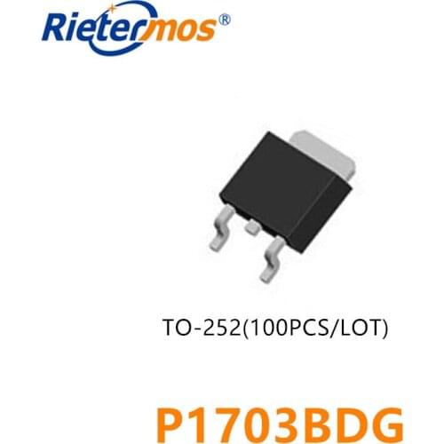100PCS N-CHANNEL 25V P1703BDG P1703B 1703B 1703 TO252 HIGH QUALITY
