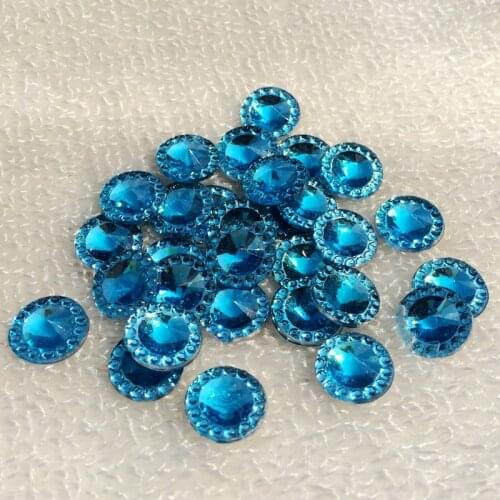 50pcs 12mm 3D Nail Art Rhinestones Non Hotfix Flatback crystal Rhinestone DIY nails decoration gems-B165