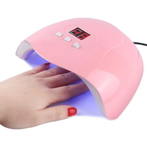 54W Nail Polish Dryer Lamp LED UV Gel Acrylic Curing Light Manicure Timer SSwell