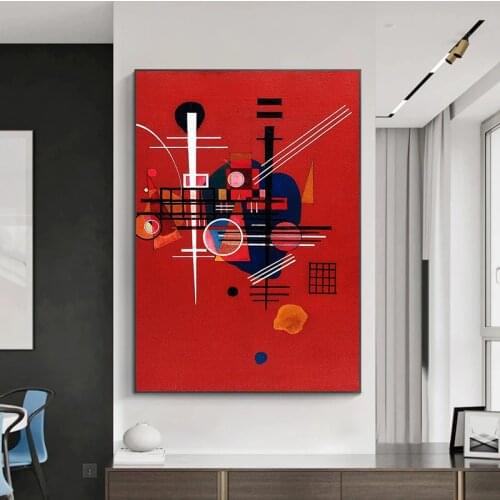Wassily Kandinsky Abstract Canvas Art Posters and Print Modular Canvas Paintings on The Wall for Living Room Home Decor Pictures