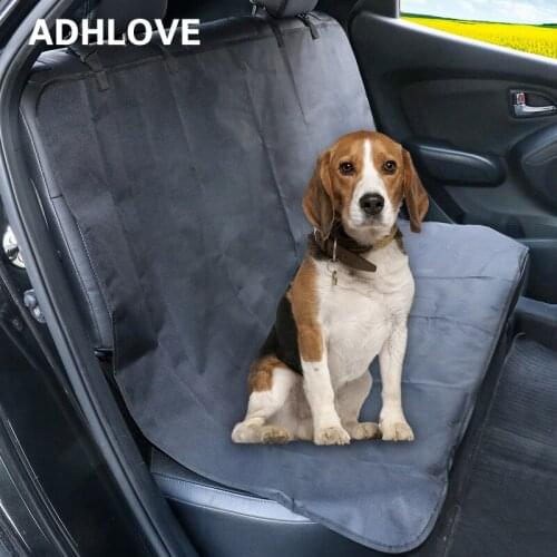 ADHLOVE Dog Carriers Waterproof Rear Back Pet Dog Car Seat Cover Mats Hammock Protector with Safety Belt Transportin Perro
