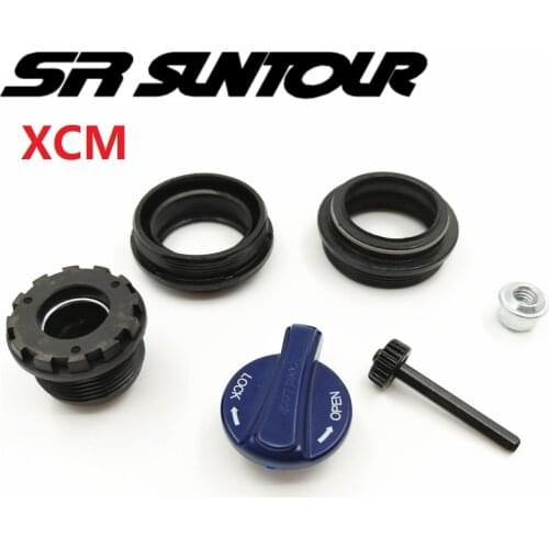 Suntour XCM Bike Front Fork Absorber Shock Repair Parts Damping Rod Base Lock Cover Dust Seal Accessories