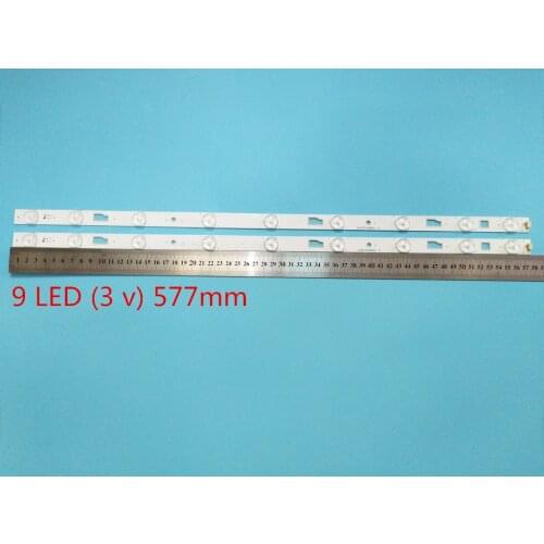 Prefect replacement 1 set = 2 Pieces D32TS7202 Led backilght 32HR331M09A5 V1 Led strip 1pcs=580MM 9Led lamps